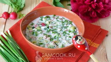 окрошка на айране