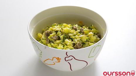 окрошка на кефире с говядиной