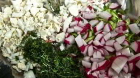 окрошка на квасе