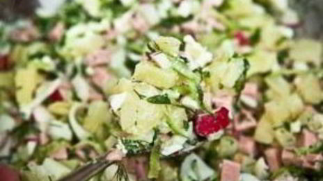 окрошка на квасе