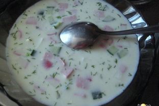 Окрошка на минералке