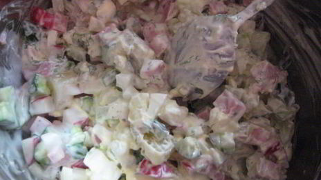 окрошка на минералке