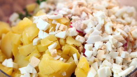 окрошка на минеральной воде