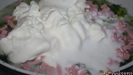 окрошка на сметане и айране