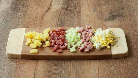 окрошка на сметане и минеральной воде