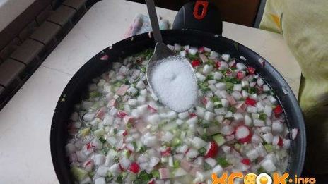 окрошка на уксусе