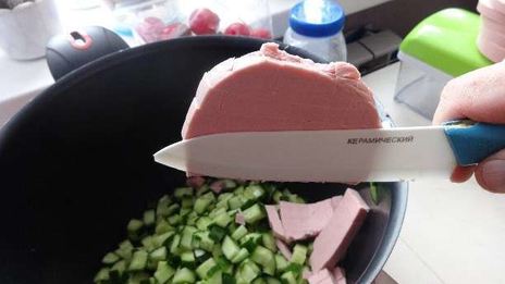 окрошка на уксусе