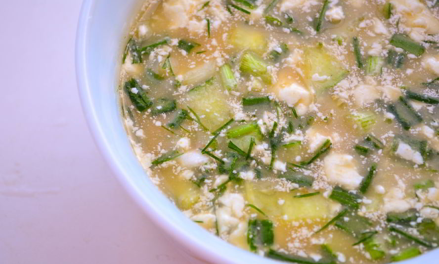 Рецепт окрошка на яблоках