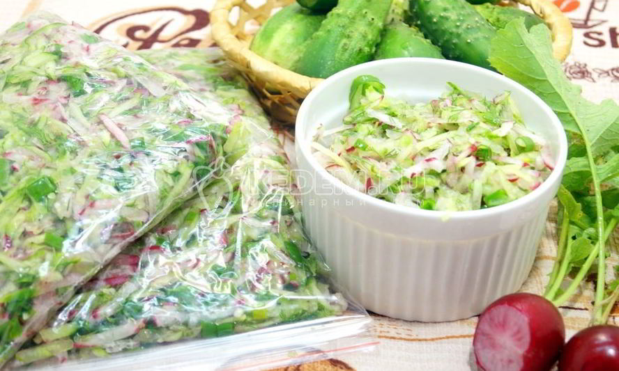 Рецепт окрошка на зиму