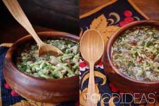 Окрошка постная