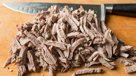 окрошка с говядиной на квасе