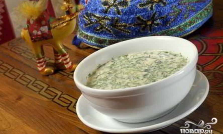 Рецепт окрошка с колбасой