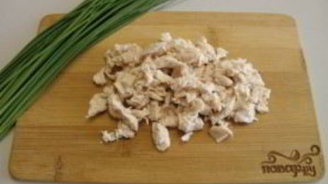 окрошка с курицей