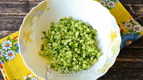 окрошка с редиской на квасе