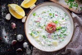 Окрошка с рыбой