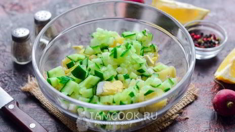 окрошка с рыбой