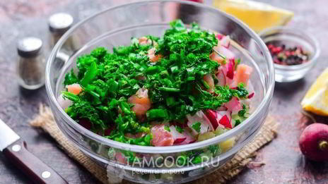 окрошка с рыбой