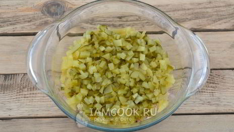 окрошка с солеными огурцами