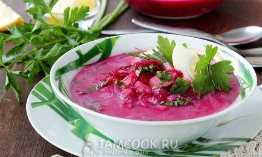 Рецепт окрошка со свеклой