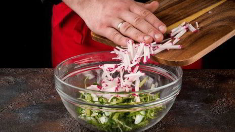 окрошка зеленая