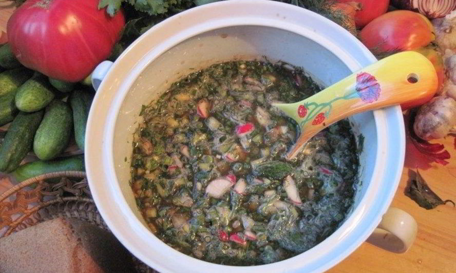 Рецепт овощная окрошка