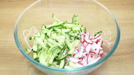 салат окрошка