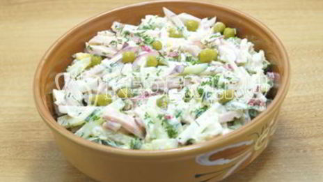 салат окрошка