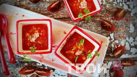 томатная окрошка