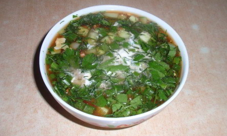 Рецепт вкуснейшая окрошка на квасе