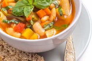 Итальянский овощной суп с макаронами