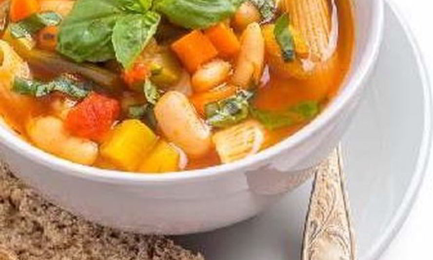 Рецепт итальянский овощной суп с макаронами