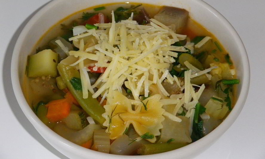 Рецепт итальянский сезонный суп минестроне