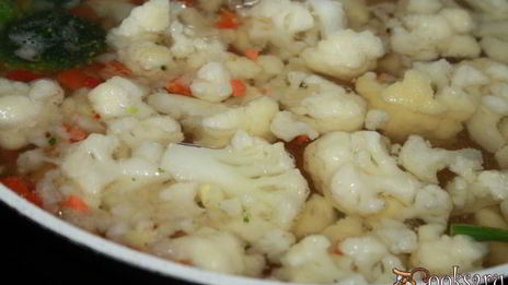 легкий суп с индейкой и овощами