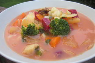 Мамин овощной суп