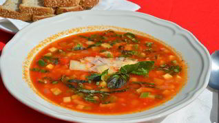 Минестроне с беконом