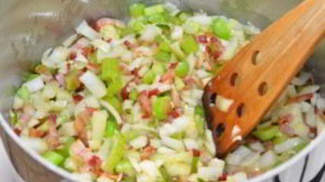 минестроне с беконом