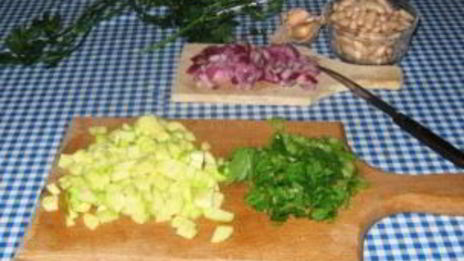 минестроне с фасолью