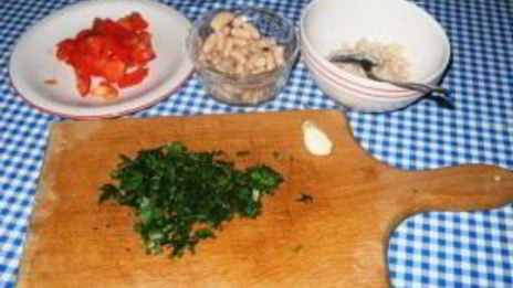 минестроне с фасолью