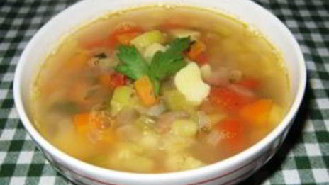 минестроне с фасолью