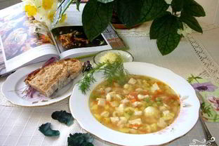 Минестроне с курицей