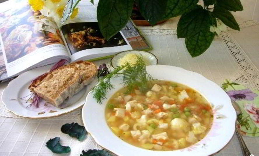Рецепт минестроне с курицей