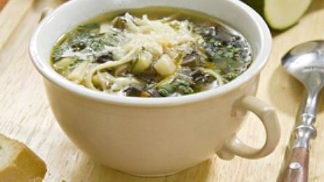 минестроне с лингвини