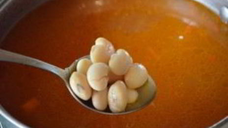 наваристый суп с фрикадельками и овощами