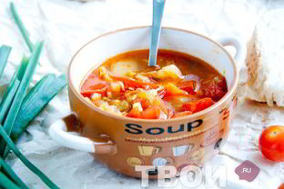 Овощной диетический суп