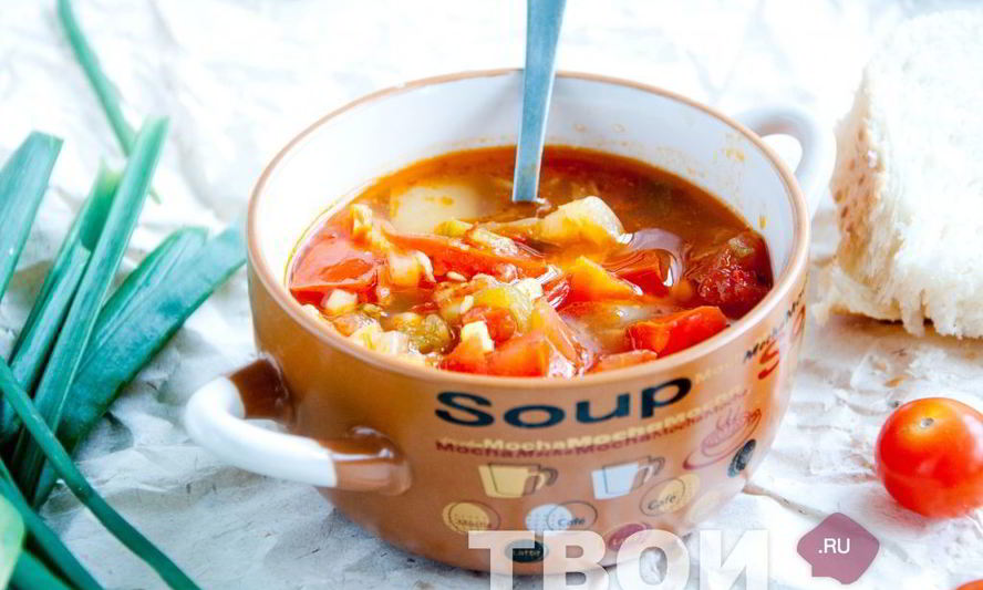 Рецепт овощной диетический суп