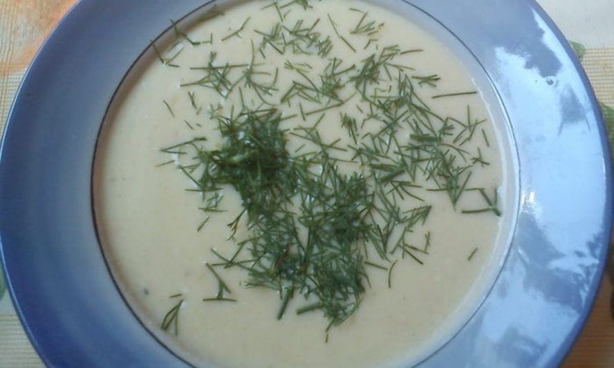 Рецепт овощной крем-суп с плавленным сырком