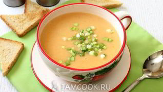 Овощной крем суп со сливками