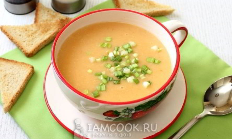 Рецепт овощной крем суп со сливками