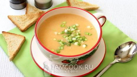 овощной крем суп со сливками