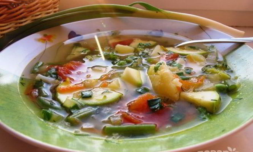 Рецепт овощной суп для худеющих